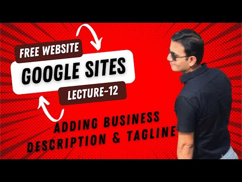 How to Enter Business Description and Tagline on Website