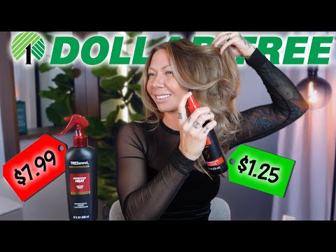 testing DOLLAR TREE hair product dupes!