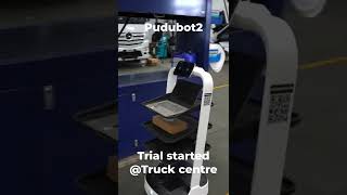 Robot trial started at truck centre in Melbourne! #robot #jnsrobotics #factoryrobot