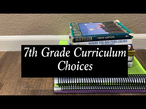7th Grade Curriculum Choices
