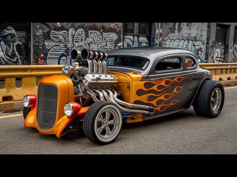 10 Insane Coolest Rat Rods & Hot Rods That Will Blow Your Mind ! | Crazy Engines Sound ▶2