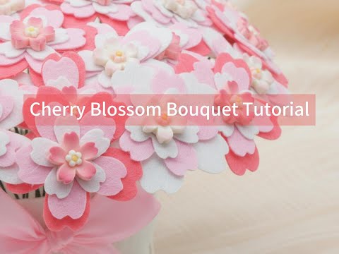 Cherry Blossom Bouquet Tutorial