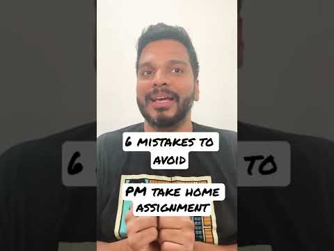 Product Management Take Home Assignment | 6 Examples of Common Mistakes To Avoid #shorts