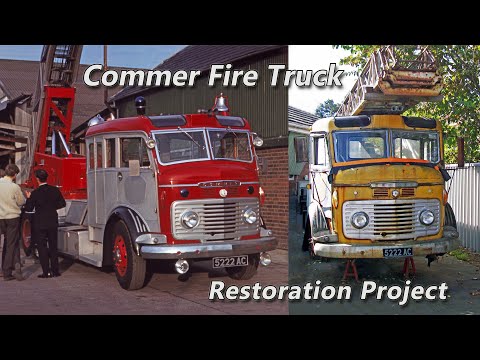 Commer Magirus Fire Truck Turntable Ladder Restoration Project