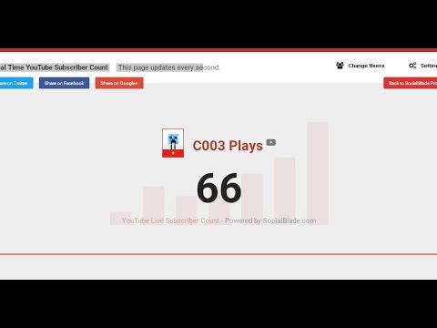 Subscriber growth live.