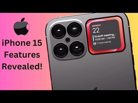 Unveiling the Apple iPhone 15  features