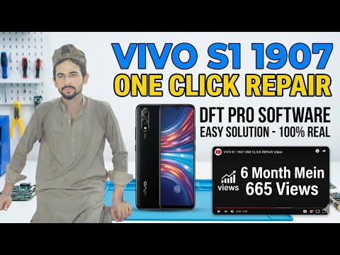 1907 VIVO S1 IMEI One Click Repair Done DFT Pro 1907 Not Kit Original Not Downgrade Just One Click
