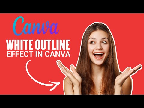 How to Add WHITE BORDER to Image in Canva