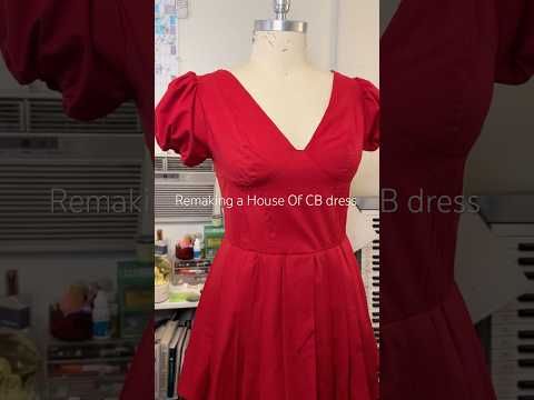 I remade a House Of CB dress but with a corset backing instead. #sewing #diydress #handmadedress