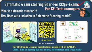 #Safematic|#Autoisolation steering Gear|What is safematic steering??How does it work??|RMETC|Ramesh