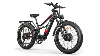 TIFGALOP ES7 PRO Electric Bike 1500W Motor 52V 21Ah Battery 26 inch Fat Tire Electric Bike