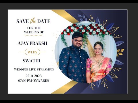 AJAY PRAKASH WEDS SWATHI | WEDDING LIVE STREAMING | 22-11-2023