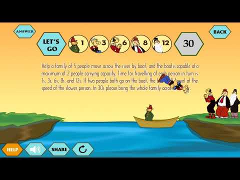 River Crossing IQ Answers Logic 3 #river #crossing #iq #logic3