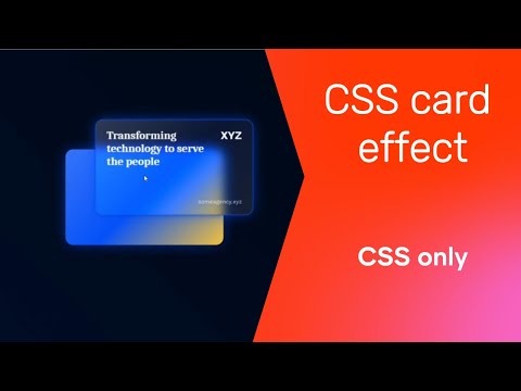Stunning CSS card effects using glassmorphism & gradient magic