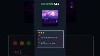 Grayscale css #webdesign #css