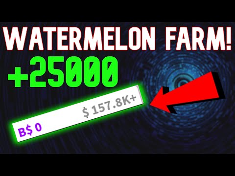 OP BLOXBURG WATERMELON FARM | BLOXBURG MONEY GLITCH