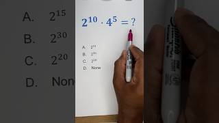 Nice exponent math problem