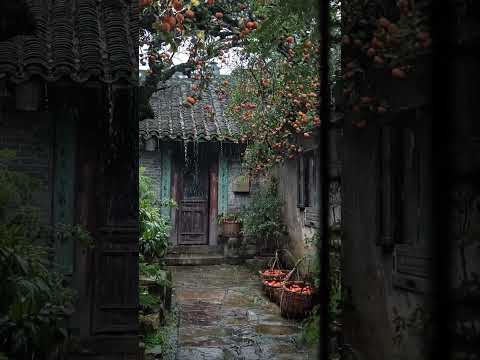 A House So Still, Even the Rain Whispers #natureshorts #rain #relax