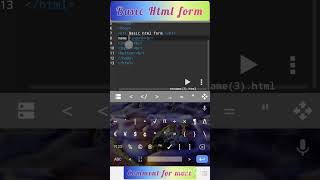 html form