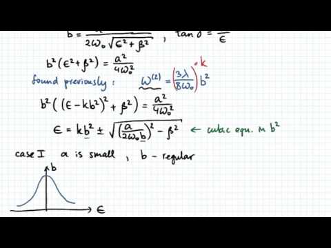 Resonance in Nonlinear Oscillators