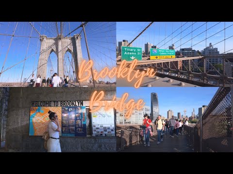A Scenic Walk Across the Brooklyn Bridge 🌉 | NYC Walking Tour🗽