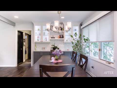 Shapes of Change - A Medinah, Il. Kitchen (Before and After)