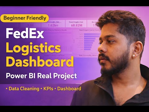FedEx Logistics Performance Analysis Dashboard in Power BI | End-to-End Real Project
