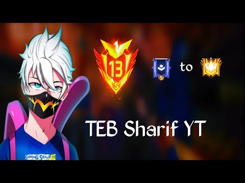Free Fire CS Rush Gameplay 10 Kills 😱 and Heroic 13 Done | TEB Sharif YT | ফ্রি ফায়ার CS খেলা