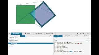 Visualize the effect of CSS transforms in FirefoxDevTools' inspector