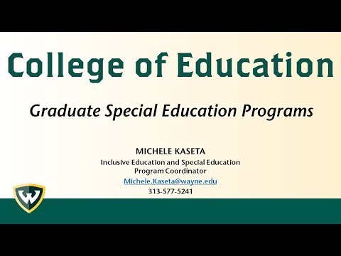 Graduate Special Education Programs