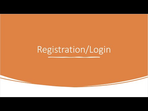 Registration / Login