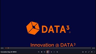 Innovation Days @ DATA3