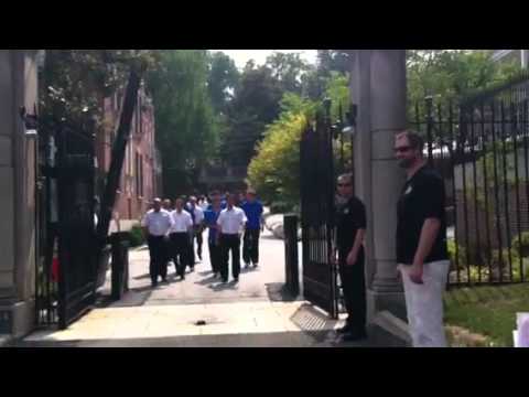 Manchester United at the British Embassy - US Tour