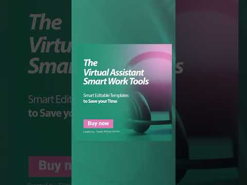 The Virtual Assistant Smart Work Tools comes with 20 editable templates #virtualassitant #blackpink