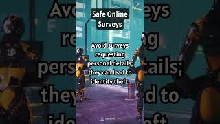 Safe Online Surveys #onlinesafetytips #safetytips