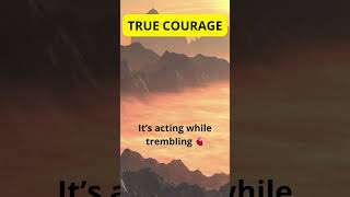 Courage Looks Like Shaking. #Bravery #CourageOverFear #DoItAfraid #innerstrength
