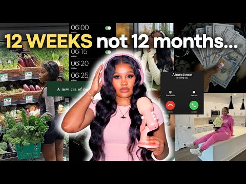 How to become UNRECOGNIZABLE in 12 weeks: Rebrand your life, set goals, level up & transform in 2025