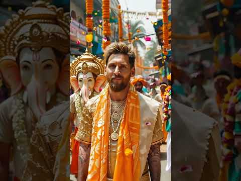 Ganesh chathurthi. Ft Ronaldo.Messi,NJR #cr7 #messi #neymar #football #india