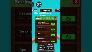 New code to Grow a garden! The code:Beanorleave