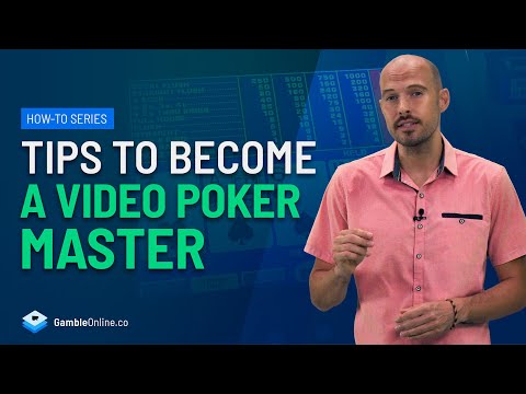 How To Play Video Poker Online