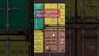 Docker explained - Mobile Analogy #docker #programming #coding #containers #dataenthusiastera