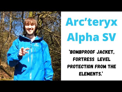 Arcteryx Alpha SV Waterproof Jacket. Top quality outdoor adventure gear.
