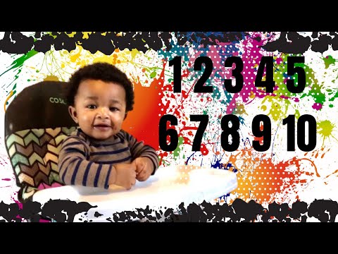 The Moore Boys Paint & Count to 10 !! Painting And Coloring For Kids