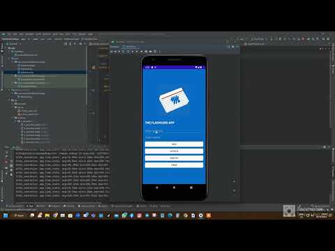 FlashcardApp (SQL LITE CRUD PART 1) (Android Studio Programming)