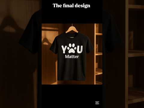 Designing a Cute T-Shirt for Pet Parents 🐾| #TshirtDesign#PetParents #Graphicdesign#petvlog#petslove
