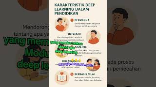 Karakteristik Deep learning #deeplearning #belajar #kurmer #sekolah #guru #kurikulummerdeka