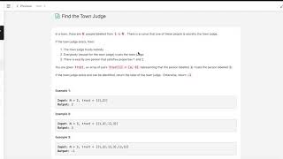 May Leetcoding Challenge - Day 10 - Find the Town Judge (C++) with explanation