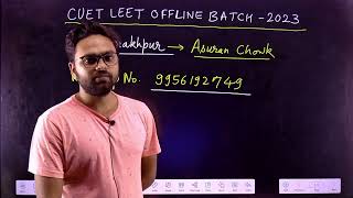 CUET LEET 2023 Offline batch information @PolytechnicPathshala