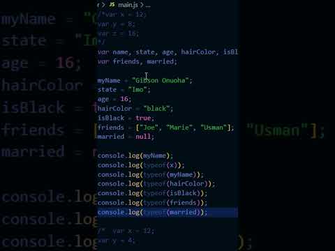 JavaScript for beginners #1   #programming #coding #viral #shorts