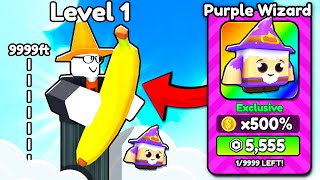 Starting Over as NOOB with BEST PET in Roblox Get Tall and Fall!